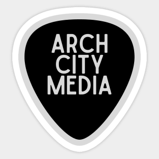 Arch City Media Guitar Pick Sticker